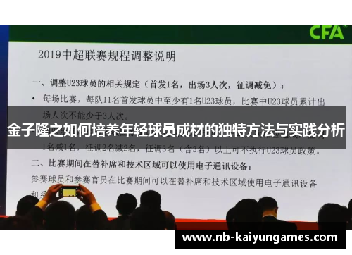 金子隆之如何培养年轻球员成材的独特方法与实践分析 金子隆之如何培养年轻球员成材的独特方法与实践分析